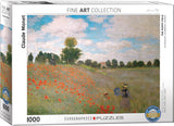 Puzzle: Fine Art Masterpieces -  The Poppy Field by Claude Monet
