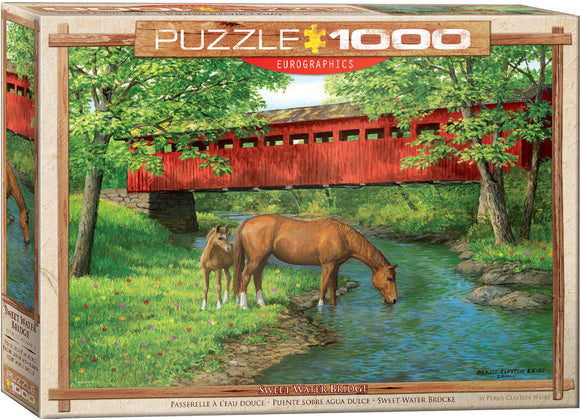 Puzzle: Artist Series - Sweet Water Bridge by Persis Clayton Weirs