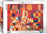 Puzzle: Fine Art Masterpieces - Castle and Sun by Paul Klee