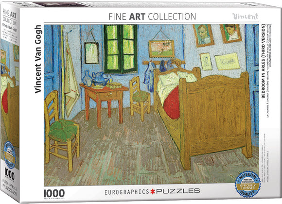 Puzzle: Fine Art Masterpieces - Bedroom in Arles (Third Version) by Vincent van Gogh