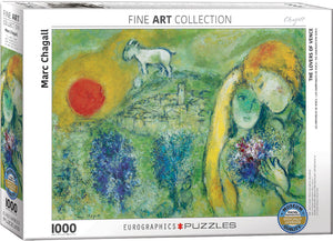 Puzzle: Fine Art Masterpieces - The Lovers of Venice by Marc Chagall
