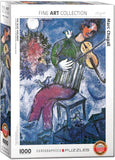 Puzzle: Fine Art Masterpieces - The Blue Violinist by Marc Chagall