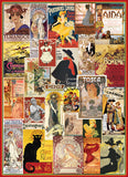 Puzzle: Vintage Art Collages - Theater & Opera Vintage Posters