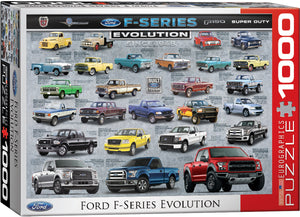 Puzzle: Automotive Evolution Charts - Ford F-Series Evolution