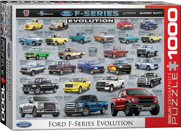 Puzzle: Automotive Evolution Charts - Ford F-Series Evolution