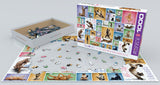 Puzzle: Yoga Dogs & Cats Collection - Yoga Cats