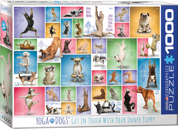 Puzzle: Yoga Dogs & Cats Collection - Yoga Dogs