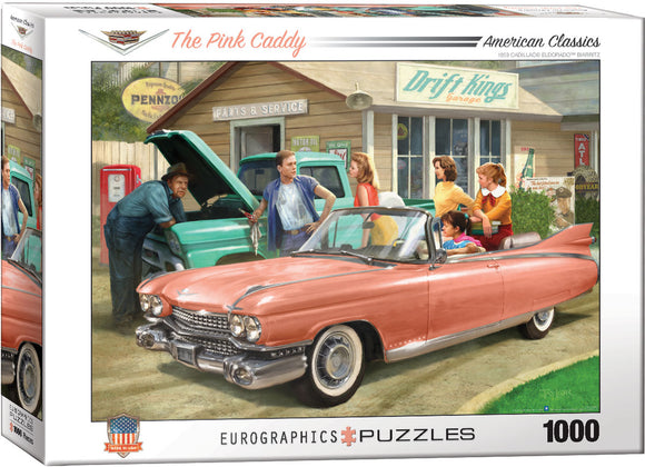 Puzzle: American Car Classics - The Pink Caddy