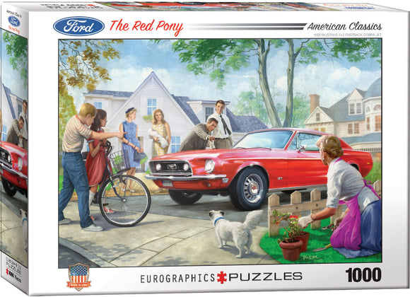 Puzzle: American Car Classics - The Red Pony