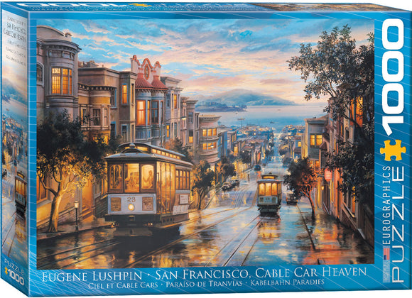Puzzle: Artist Series - San Francisco Cable Car Heaven by Eugene Lushpin