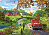 Puzzle: Vibrant Scenery Collection - The Country Drive by Dominic Davison