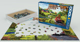 Puzzle: Vibrant Scenery Collection - The Country Drive by Dominic Davison