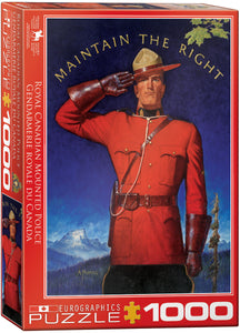 Puzzle: Canadian Vintage Art - RCMP Maintain the Right