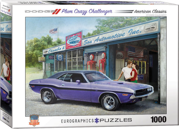 Puzzle: American Car Classics - Plum Crazy Challenger