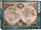 Puzzle: Maps & Flags - Orbis Geographica World Map
