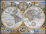 Puzzle: Maps & Flags - Antique World Map