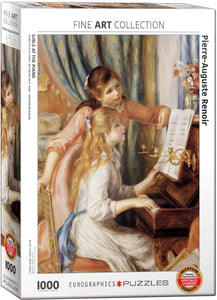 Puzzle: Fine Art Masterpieces - Girls at the Piano by Pierre-Auguste Renoir