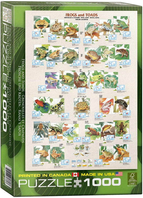 Puzzle: Animal Charts - Frogs