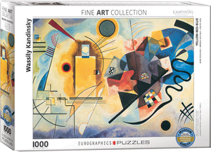 Puzzle: Fine Art Masterpieces - Yellow Red Blue by Wassily Kandinsky