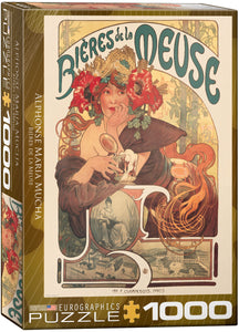 Puzzle: Bières de la Meuse by Alphonse Maria Mucha
