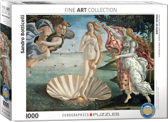 Puzzle: Fine Art Masterpieces - Birth of Venus by Sandro Botticelli