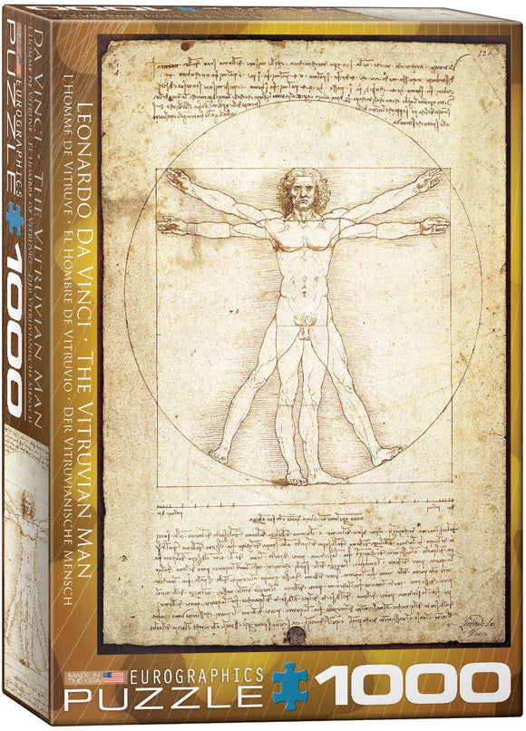 Puzzle: History & General Interest - The Vitruvian Man by Leonardo da Vinci