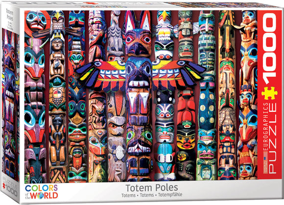 Puzzle: Colors of the World - Totem Poles