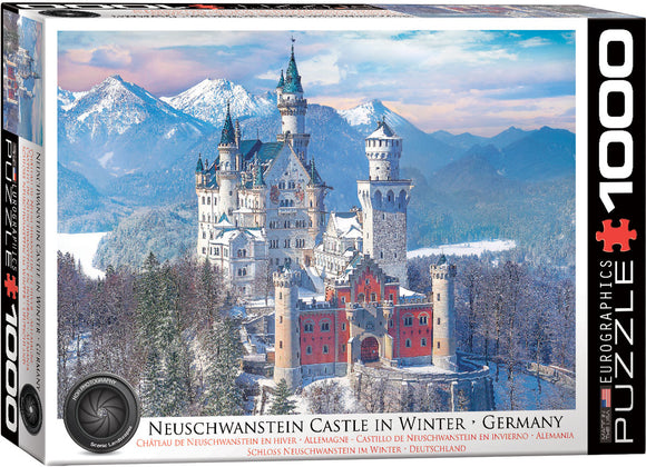 Puzzle: HDR Photography - Neuschwanstein Castle in Winter