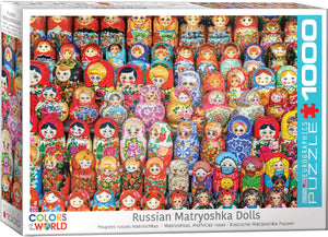 Puzzle: Colors of the World - Russian Matryoshka Dolls