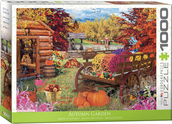 Puzzle: Garden - Autumn Garden by Paul Normand