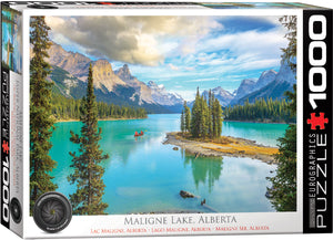 Puzzle: HDR Photography - Maligne Lake, Alberta