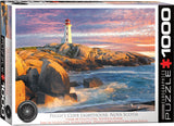 Puzzle: HDR Photography - Peggy’s Cove Lighthouse. Nova Scotia