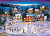 Puzzle: Winter Wonderland  - Stars on Ice by Patricia Bourque