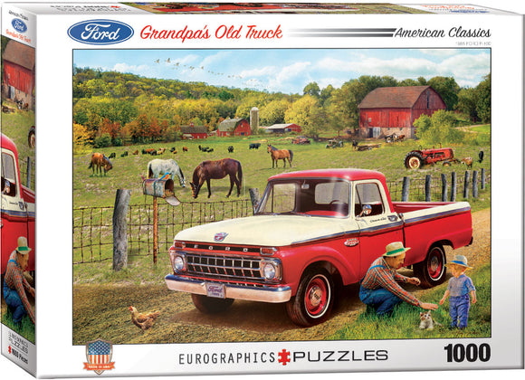 Puzzle: American Car Classics -  Grandpa's Old Truck