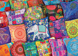 Puzzle: Colors of the World - Indian Pillows