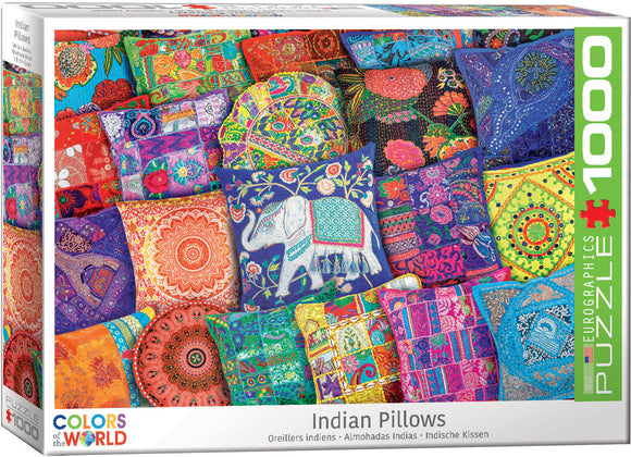 Puzzle: Colors of the World - Indian Pillows