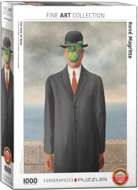 Puzzle: Fine Art Masterpieces - Son of Man by René Magritte