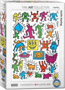 Puzzle: Fine Art Masterpieces - Keith Haring - Collage