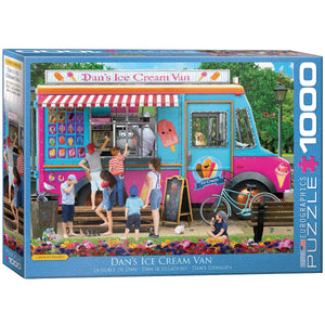 Puzzle: Favorite Pastimes - Dan's Ice Cream Van by Paul Normand