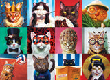 Puzzle: Artist Series - Funny Cats by Lucia Heffernan