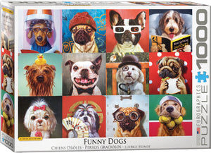 Puzzle: Artist Series - Funny Dogs by Lucia Heffernan