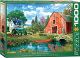 Puzzle: Artist Series - The Red Barn by Dominic Davison