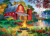 Puzzle: Artist Series - Campfire by the Barn