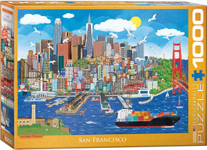 Puzzle: Artist Series - San Francisco by Jasper Tompson