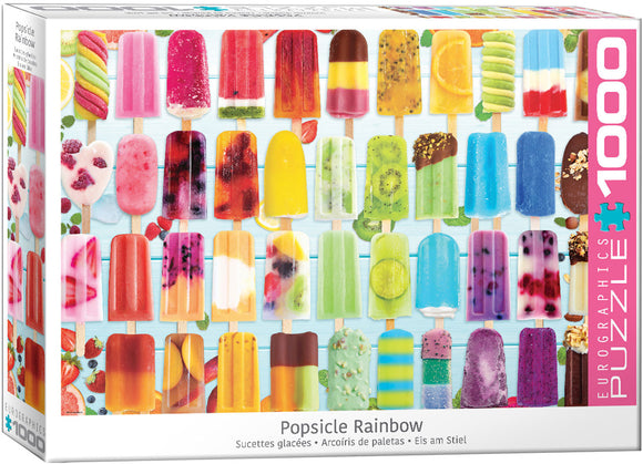 Puzzle: Sweet Rainbow & Party - Popsicle Rainbow