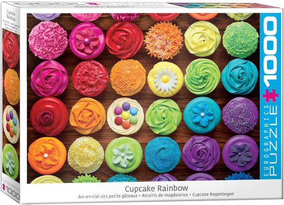 Puzzle: Sweet Rainbow & Party - Cupcake Rainbow