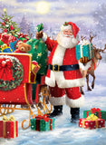 Puzzle: Christmas - Seasonal - Santa with Sled by Simon Treadwell
