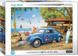 Puzzle: American Car Classics - VW Beetle Surf Shack