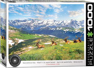 Puzzle: HDR Photography - Mountain Elks