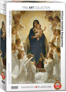 Puzzle: Fine Art Masterpieces - Virgin with Angels by William Adolphe Bouguereau